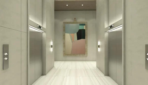Elevator Lobby - Mergent Residences
